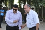 مالک باشگاه استقلال جنوب در کنار سرمربی استقلال تهران